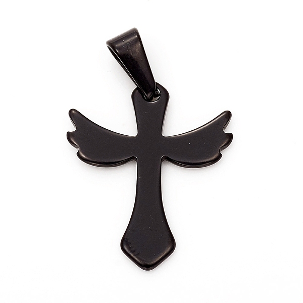 PandaHall 304 Stainless Steel Pendants, Cross, Gunmetal, 23x19.5x1.5mm, Hole: 3x6.5mm 304 Stainless Steel Cross
PandaHall 304 Stainless Steel Pendants, Cross, Gunmetal, 23x19.5x1.5mm, Hole: 3x6.5mm 304 Stainless Steel Cross