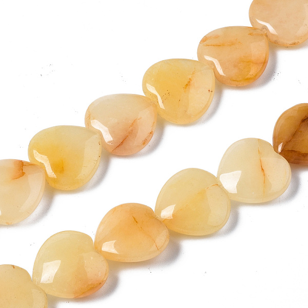 PandaHall Natural Yellow Aventurine Beads Strands, Heart, 15x15x5~6.5mm, Hole: 0.6mm, about 28pcs/strand, 15.67 inch(39.8cm) Yellow...
PandaHall Natural Yellow Aventurine Beads Strands, Heart, 15x15x5~6.5mm, Hole: 0.6mm, about 28pcs/strand, 15.67 inch(39.8cm) Yellow...