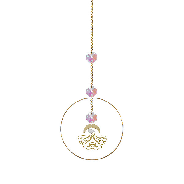 PandaHall Iron Pendant Decorations, Hanging Suncatchers, with Glass Octagon Link, for Home Garden Decorations, Butterfly, 300mm Glass...
PandaHall Iron Pendant Decorations, Hanging Suncatchers, with Glass Octagon Link, for Home Garden Decorations, Butterfly, 300mm Glass...