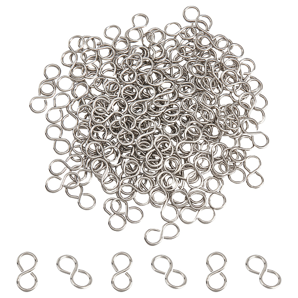 PandaHall Unicraftale 200Pcs 304 Stainless Steel Hook Clasps, 8 Shaped Clasps, Stainless Steel Color, 10x5x0.7mm 304 Stainless Steel
PandaHall Unicraftale 200Pcs 304 Stainless Steel Hook Clasps, 8 Shaped Clasps, Stainless Steel Color, 10x5x0.7mm 304 Stainless Steel