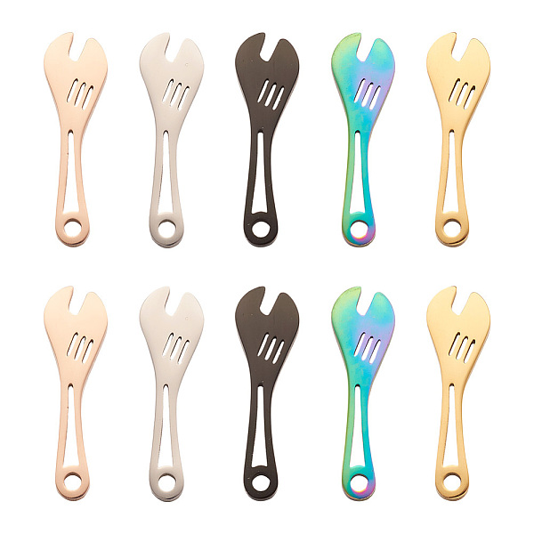PandaHall Biyun 10Pcs 5 Colors 304 Stainless Steel Pendants, Wrench, Mixed Color, 26x7.5x1.5mm, Hole: 1.8mm, 2pcs/colors 304 Stainless Steel...
PandaHall Biyun 10Pcs 5 Colors 304 Stainless Steel Pendants, Wrench, Mixed Color, 26x7.5x1.5mm, Hole: 1.8mm, 2pcs/colors 304 Stainless Steel...