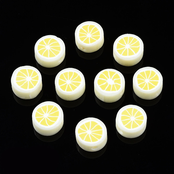 PandaHall Handmade Polymer Clay Beads, Pomelo, Cornsilk, 8~10x4mm, Hole: 1.2~1.5mm Polymer Clay Fruit Gold
PandaHall Handmade Polymer Clay Beads, Pomelo, Cornsilk, 8~10x4mm, Hole: 1.2~1.5mm Polymer Clay Fruit Gold