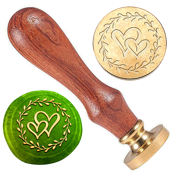 PandaHall DELORIGIN Double Love Wax Seal Stamp Embossed Stamp Sealing Removable 1" Brass Wax Seal Stamp Head with Wooden Handle Wedding...
PandaHall DELORIGIN Double Love Wax Seal Stamp Embossed Stamp Sealing Removable 1" Brass Wax Seal Stamp Head with Wooden Handle Wedding...