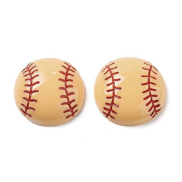 PandaHall Opaque Resin Decoden Cabochons, Sport Ball, BurlyWood, Baseball, 24~25x7~8mm Resin Baseball Orange
PandaHall Opaque Resin Decoden Cabochons, Sport Ball, BurlyWood, Baseball, 24~25x7~8mm Resin Baseball Orange