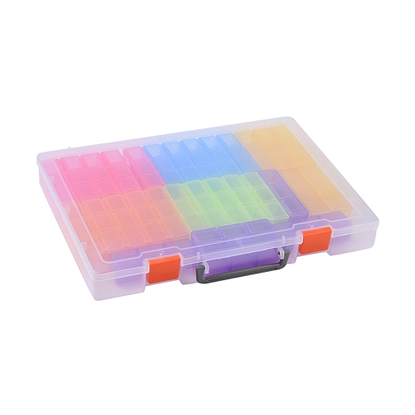 PandaHall Plastic Bead Storage Containers, Removable, 90 Compartments, Rectangle, Colorful, 35.9x26.4x4.3cm, 3 Compartments: about...
PandaHall Plastic Bead Storage Containers, Removable, 90 Compartments, Rectangle, Colorful, 35.9x26.4x4.3cm, 3 Compartments: about...
