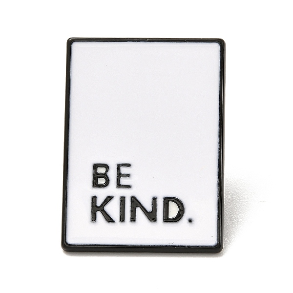 PandaHall Be Kind Enamel Pin, Rectangle Alloy Enamel Brooch for Backpacks Clothes, Electrophoresis Black, White, 24.8x18.3x10.6mm...
PandaHall Be Kind Enamel Pin, Rectangle Alloy Enamel Brooch for Backpacks Clothes, Electrophoresis Black, White, 24.8x18.3x10.6mm...