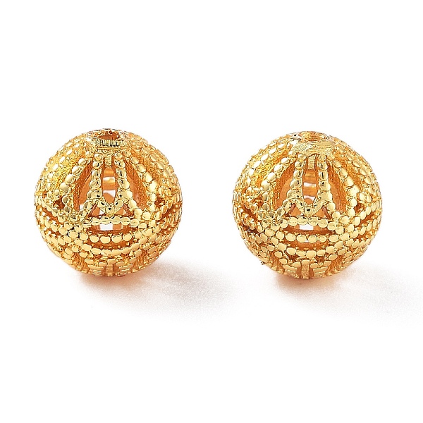 PandaHall Rack Plating Brass Beads, Cadmium Free & Lead Free, Hollow Round with Flower, Real 18K Gold Plated, 8mm, Hole: 1.2~1.4mm Brass...
PandaHall Rack Plating Brass Beads, Cadmium Free & Lead Free, Hollow Round with Flower, Real 18K Gold Plated, 8mm, Hole: 1.2~1.4mm Brass...