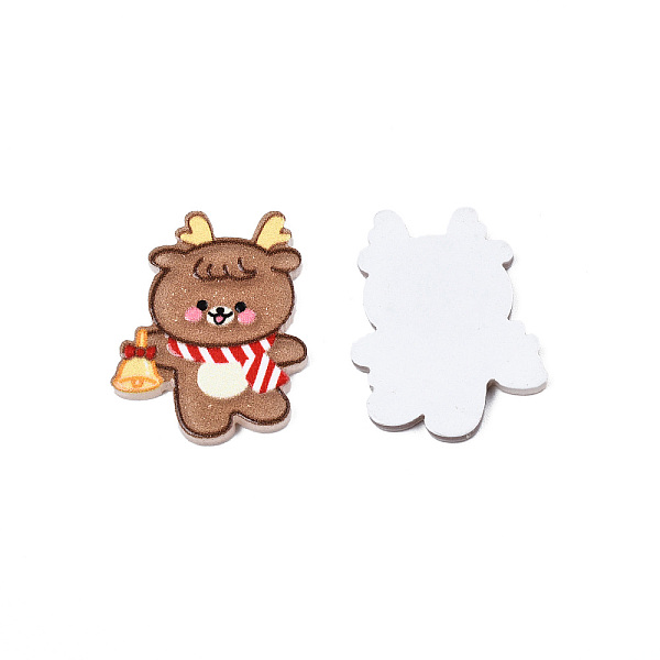 PandaHall Printed Acrylic Cabochons, with Glitter Powder, Christmas Style, Reindeer with Bell, Camel, 24x19x2mm Acrylic Bear Brown
PandaHall Printed Acrylic Cabochons, with Glitter Powder, Christmas Style, Reindeer with Bell, Camel, 24x19x2mm Acrylic Bear Brown