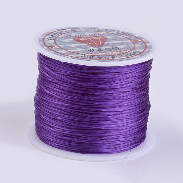 PandaHall Flat Elastic Crystal String, Elastic Beading Thread, for Stretch Bracelet Making, Blue Violet, 0.5mm, about 49.21 yards(45m)/roll..., Purple
PandaHall Flat Elastic Crystal String, Elastic Beading Thread, for Stretch Bracelet Making, Blue Violet, 0.5mm, about 49.21 yards(45m)/roll..., Purple