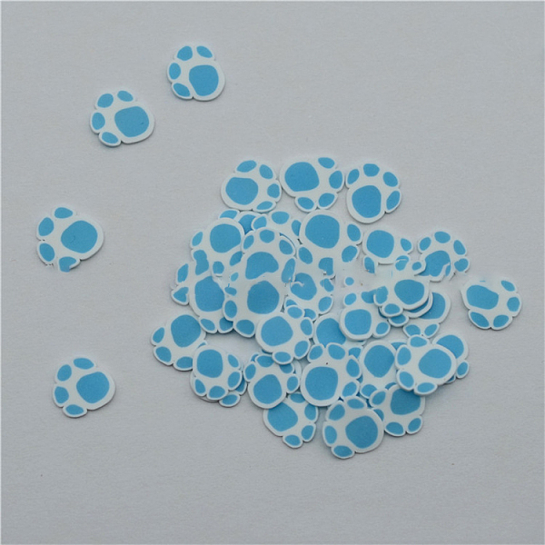 PandaHall Handmade Polymer Clay Cabochons, Dog Paw, Deep Sky Blue, 5~6.5x5~6.5x6mm Polymer Clay Palm
PandaHall Handmade Polymer Clay Cabochons, Dog Paw, Deep Sky Blue, 5~6.5x5~6.5x6mm Polymer Clay Palm