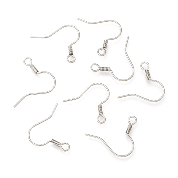PandaHall 316 Surgical Stainless Steel Earring Hooks, with Horizontal Loop, Stainless Steel Color, 18x18mm, 21 Gauge, Pin: 0.7mm, Hole: 2mm...
PandaHall 316 Surgical Stainless Steel Earring Hooks, with Horizontal Loop, Stainless Steel Color, 18x18mm, 21 Gauge, Pin: 0.7mm, Hole: 2mm...