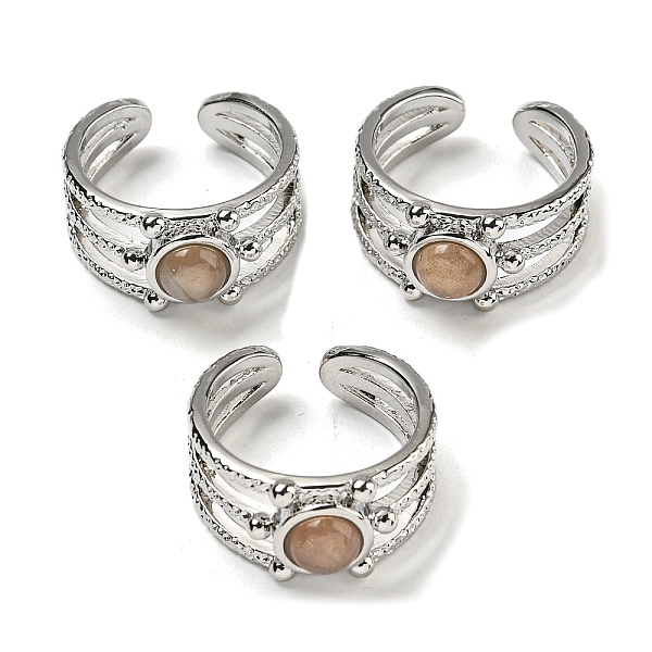 PandaHall Natural Sunstone Adjustable Rings, with Platinum Brass Findings, Long-Lasting Plated, Jewely for Women, Adjustable Sunstone
PandaHall Natural Sunstone Adjustable Rings, with Platinum Brass Findings, Long-Lasting Plated, Jewely for Women, Adjustable Sunstone