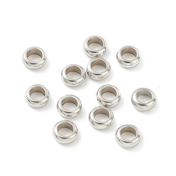 PandaHall 201 Stainless Steel Spacer Beads, Flat Round, Stainless Steel Color, 5x2mm, Hole: 3mm 201 Stainless Steel Flat Round
PandaHall 201 Stainless Steel Spacer Beads, Flat Round, Stainless Steel Color, 5x2mm, Hole: 3mm 201 Stainless Steel Flat Round