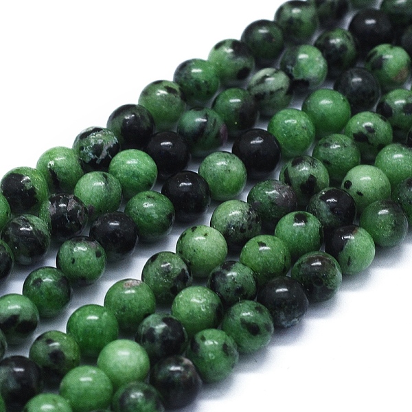 PandaHall Natural Ruby in Zoisite Beads Strands, Round, 6mm, Hole: 1mm, about 63~70pcs/Strand, 15.35 inch(39cm) Ruby in Zoisite Round
PandaHall Natural Ruby in Zoisite Beads Strands, Round, 6mm, Hole: 1mm, about 63~70pcs/Strand, 15.35 inch(39cm) Ruby in Zoisite Round