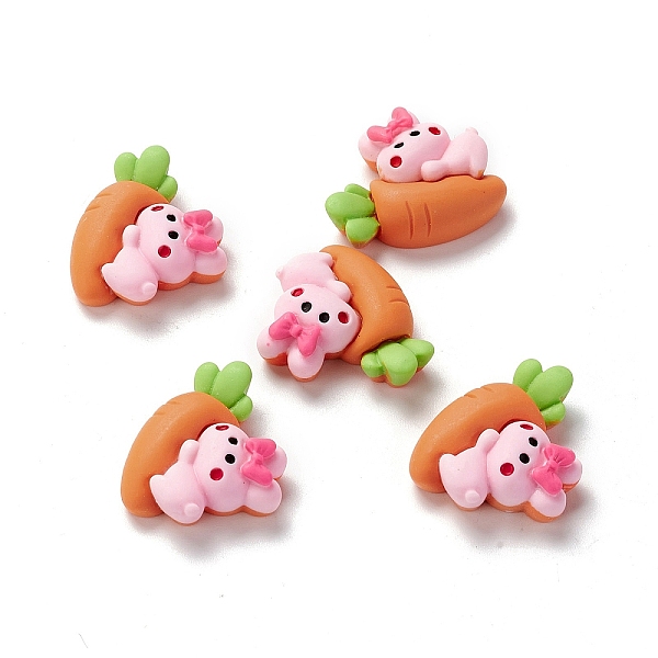 PandaHall Opaque Resin Cabochons, Cartoon Style, Rabbit on Carrot, Dark Orange, 20x24x8mm Resin Rabbit
PandaHall Opaque Resin Cabochons, Cartoon Style, Rabbit on Carrot, Dark Orange, 20x24x8mm Resin Rabbit