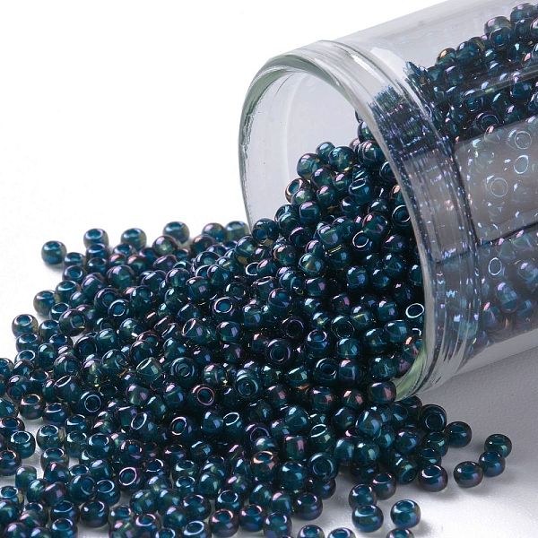 PandaHall TOHO Round Seed Beads, Japanese Seed Beads, (385) Inside Color Aqua Mist, 11/0, 2.2mm, Hole: 0.8mm, about 5555pcs/50g Glass
PandaHall TOHO Round Seed Beads, Japanese Seed Beads, (385) Inside Color Aqua Mist, 11/0, 2.2mm, Hole: 0.8mm, about 5555pcs/50g Glass