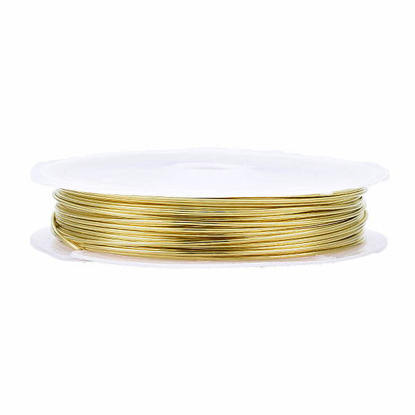 PandaHall Round Craft Copper Wire, Nickel Free, Golden, 20 Gauge, 0.8mm, about 16.40 Feet(5m)/Roll Copper Round Gold
PandaHall Round Craft Copper Wire, Nickel Free, Golden, 20 Gauge, 0.8mm, about 16.40 Feet(5m)/Roll Copper Round Gold