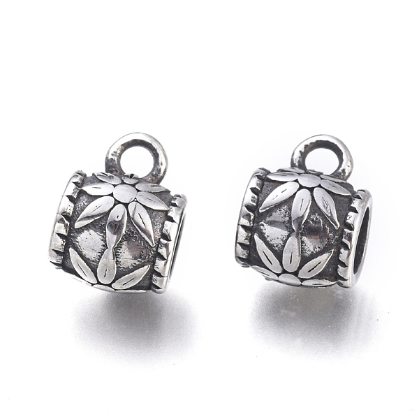 PandaHall 304 Stainless Steel Tube Bails, Loop Bails, Bail Beads, Column, Antique Silver, 10x7.5x6mm, Hole: 1.8mm, Inner Diameter: 4mm 304...
PandaHall 304 Stainless Steel Tube Bails, Loop Bails, Bail Beads, Column, Antique Silver, 10x7.5x6mm, Hole: 1.8mm, Inner Diameter: 4mm 304...