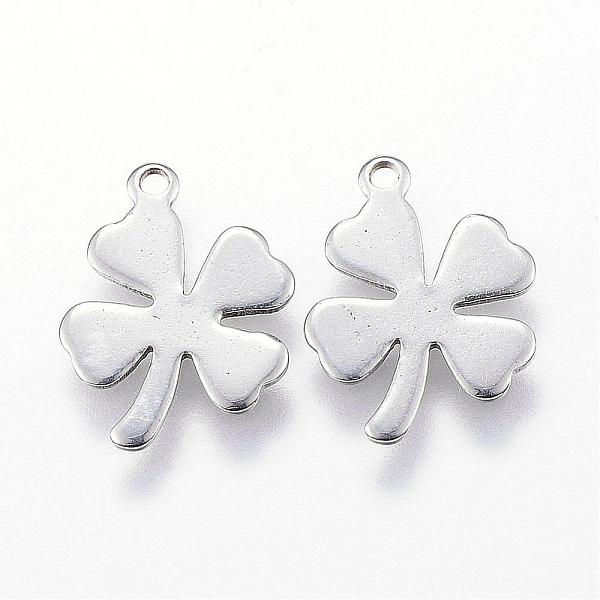 PandaHall 201 Stainless Steel Pendants, Clover, Stainless Steel Color, 13.5x10x0.7mm, Hole: 1mm 201 Stainless Steel Clover
PandaHall 201 Stainless Steel Pendants, Clover, Stainless Steel Color, 13.5x10x0.7mm, Hole: 1mm 201 Stainless Steel Clover