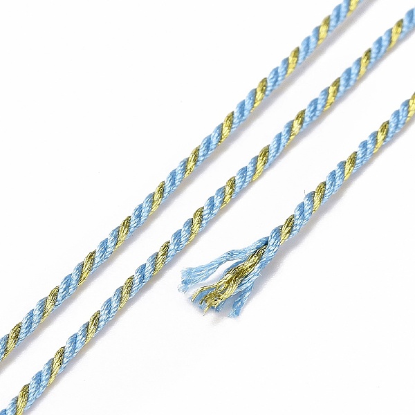 PandaHall Polycotton Filigree Cord, Braided Rope, with Plastic Reel, for Wall Hanging, Crafts, Gift Wrapping, Light Sky Blue, 1.5mm, about...
PandaHall Polycotton Filigree Cord, Braided Rope, with Plastic Reel, for Wall Hanging, Crafts, Gift Wrapping, Light Sky Blue, 1.5mm, about...