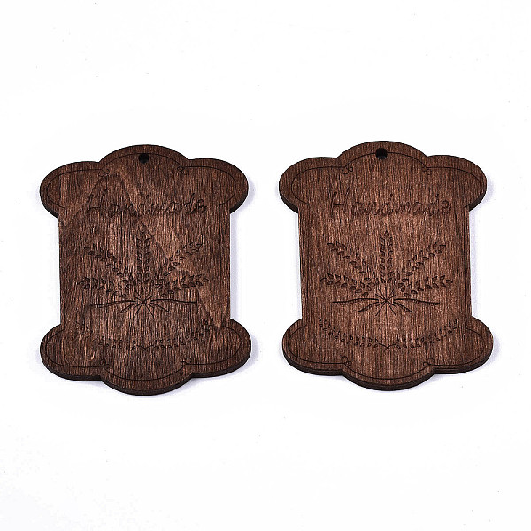 PandaHall Wood Big Pendants, Poster Board with Mountain & Grass, Saddle Brown, 69x54x4mm, Hole: 3mm Wood Others
PandaHall Wood Big Pendants, Poster Board with Mountain & Grass, Saddle Brown, 69x54x4mm, Hole: 3mm Wood Others