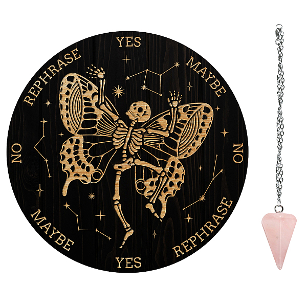 PandaHall AHADEMAKER 1Pc Cone/Spike/Pendulum Natural Rose Quartz Stone Pendants, 1Pc 304 Stainless Steel Cable Chain Necklaces, 1Pc PVC..., Black
PandaHall AHADEMAKER 1Pc Cone/Spike/Pendulum Natural Rose Quartz Stone Pendants, 1Pc 304 Stainless Steel Cable Chain Necklaces, 1Pc PVC..., Black