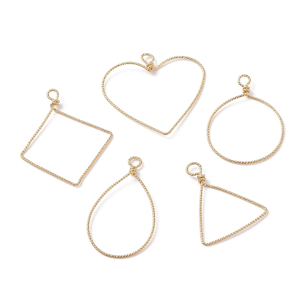 PandaHall Copper Open Back Bezel Pendants, Mix-shaped, Golden, 29~38x20.5~33x2.5~3mm, Hole: 2.4~3.1x2.4~3.1mm Brass Mixed Shapes
PandaHall Copper Open Back Bezel Pendants, Mix-shaped, Golden, 29~38x20.5~33x2.5~3mm, Hole: 2.4~3.1x2.4~3.1mm Brass Mixed Shapes