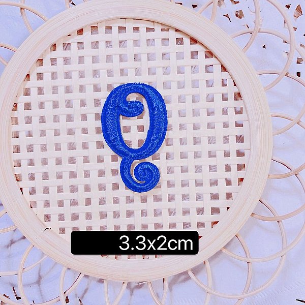 PandaHall Computerized Embroidery Cloth Self Adhesive Patches, Stick on Patch, Costume Accessories, Letter, Blue, Q:33x20mm Cloth Letter...
PandaHall Computerized Embroidery Cloth Self Adhesive Patches, Stick on Patch, Costume Accessories, Letter, Blue, Q:33x20mm Cloth Letter...