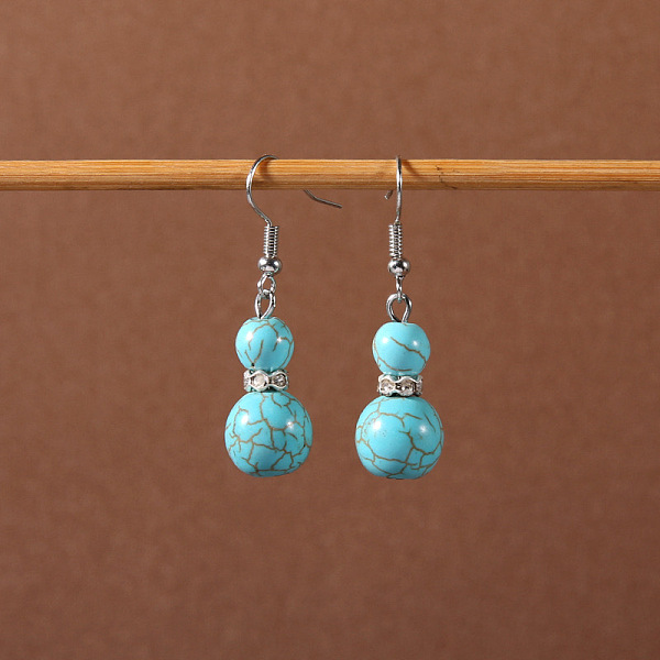 PandaHall Bohemian tassel turquoise earrings, retro ethnic minority style earrings, personalized temperament, Tibetan ear accessories Alloy..., Green
PandaHall Bohemian tassel turquoise earrings, retro ethnic minority style earrings, personalized temperament, Tibetan ear accessories Alloy..., Green