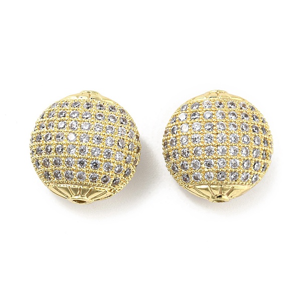 PandaHall Brass Beads, with Clear Cubic Zirconia, Flat Round, Real 18K Gold Plated, 14.5~15x9mm, Hole: 1mm Brass+Cubic Zirconia Flat Round...
PandaHall Brass Beads, with Clear Cubic Zirconia, Flat Round, Real 18K Gold Plated, 14.5~15x9mm, Hole: 1mm Brass+Cubic Zirconia Flat Round...