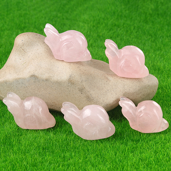 PandaHall Natural Rose Quartz Carved Healing Snail Figurines, Reiki Energy Stone Display Decorations, 18x24~28x12mm Rose Quartz Snail
PandaHall Natural Rose Quartz Carved Healing Snail Figurines, Reiki Energy Stone Display Decorations, 18x24~28x12mm Rose Quartz Snail