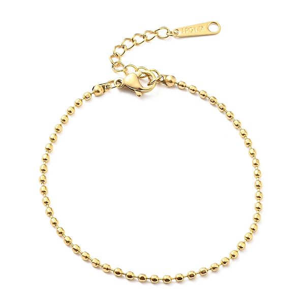 PandaHall 304 Stainless Steel Ball Chain Bracelet for Women, Golden, 8-1/4 inch(20.8cm) 304 Stainless Steel
PandaHall 304 Stainless Steel Ball Chain Bracelet for Women, Golden, 8-1/4 inch(20.8cm) 304 Stainless Steel