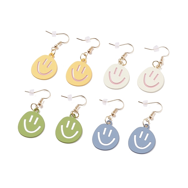 PandaHall Smiling Face Alloy Dangle Earrings, Gold Plated Brass Jewelry for Women, Mixed Color, 49mm, Pin: 0.9mm Alloy Smiling Face..., Multicolor
PandaHall Smiling Face Alloy Dangle Earrings, Gold Plated Brass Jewelry for Women, Mixed Color, 49mm, Pin: 0.9mm Alloy Smiling Face..., Multicolor