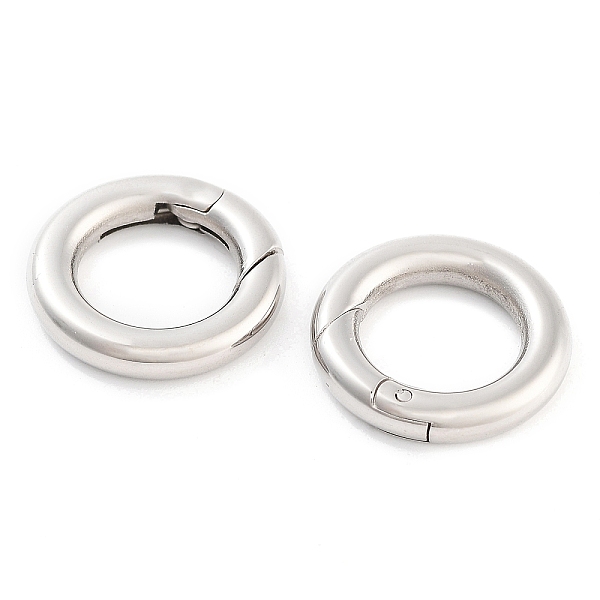PandaHall Ring Smooth 304 Stainless Steel Spring Gate Rings, O Rings, Snap Clasps, Stainless Steel Color, 9 Gauge, 15x3mm 304 Stainless...
PandaHall Ring Smooth 304 Stainless Steel Spring Gate Rings, O Rings, Snap Clasps, Stainless Steel Color, 9 Gauge, 15x3mm 304 Stainless...