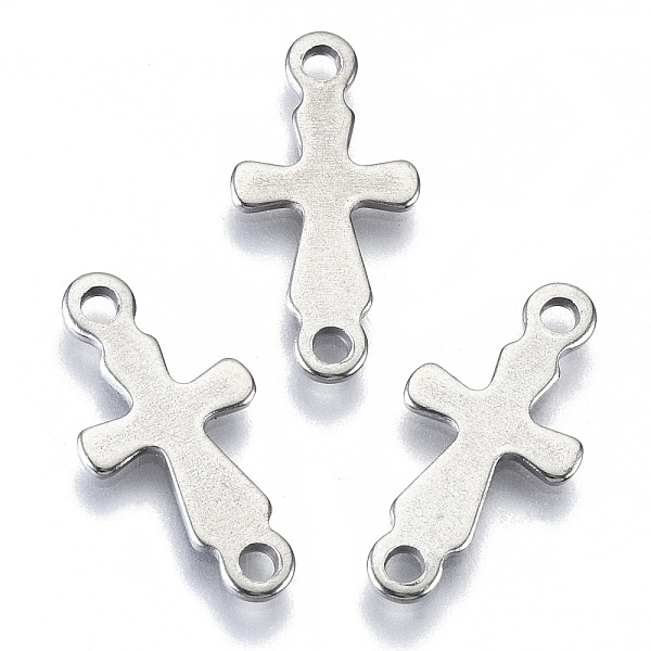 PandaHall 201 Stainless Steel Links Connectors, Laser Cut, Cross, Stainless Steel Color, 18.5x9x1mm, Hole: 1.6mm 201 Stainless Steel Cross
PandaHall 201 Stainless Steel Links Connectors, Laser Cut, Cross, Stainless Steel Color, 18.5x9x1mm, Hole: 1.6mm 201 Stainless Steel Cross