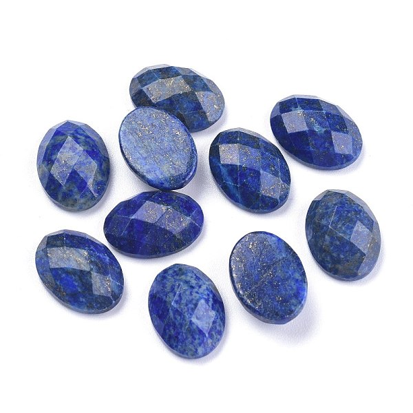 PandaHall Natural Lapis Lazuli Cabochons, Faceted, Oval, 18x13x6mm Lapis Lazuli Oval
PandaHall Natural Lapis Lazuli Cabochons, Faceted, Oval, 18x13x6mm Lapis Lazuli Oval