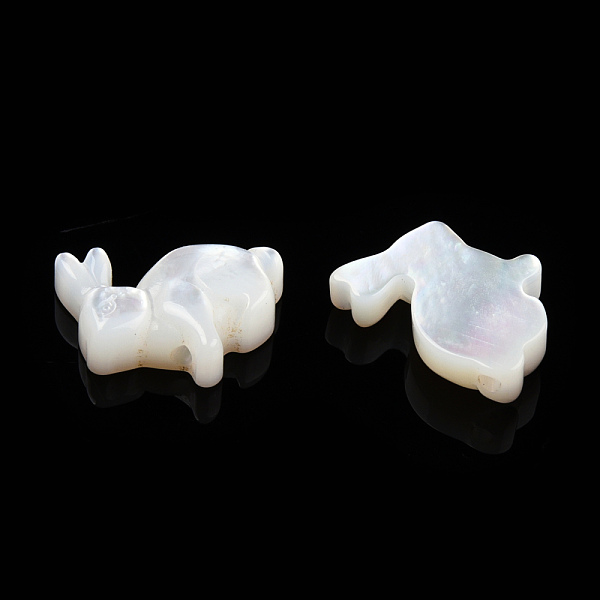 PandaHall Natural White Shelll Beads, Rabbit, 11x12x3mm, Hole: 0.9mm White Shell Rabbit
PandaHall Natural White Shelll Beads, Rabbit, 11x12x3mm, Hole: 0.9mm White Shell Rabbit