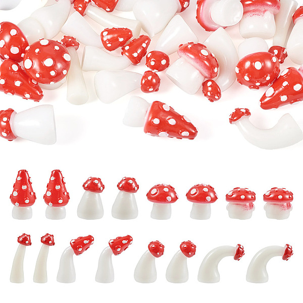 PandaHall 32Pcs 8 Style Luminous Mushroom Resin Display Ornaments, Glow in the Dark, Micro Landscape Garden Decoration Accessories, Red...
PandaHall 32Pcs 8 Style Luminous Mushroom Resin Display Ornaments, Glow in the Dark, Micro Landscape Garden Decoration Accessories, Red...