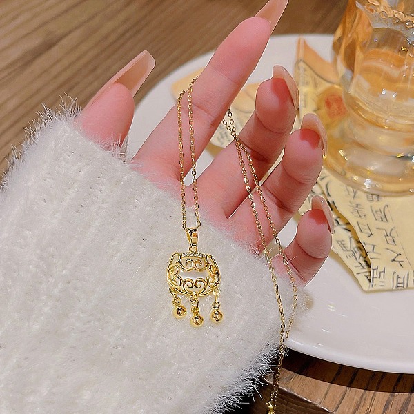 PandaHall Titanium Steel Cable Chain Necklaces, Rhinestone Pendant Necklaces, Lock, 8.27~19.69 inch(21~50cm) Titanium Steel Lock
PandaHall Titanium Steel Cable Chain Necklaces, Rhinestone Pendant Necklaces, Lock, 8.27~19.69 inch(21~50cm) Titanium Steel Lock