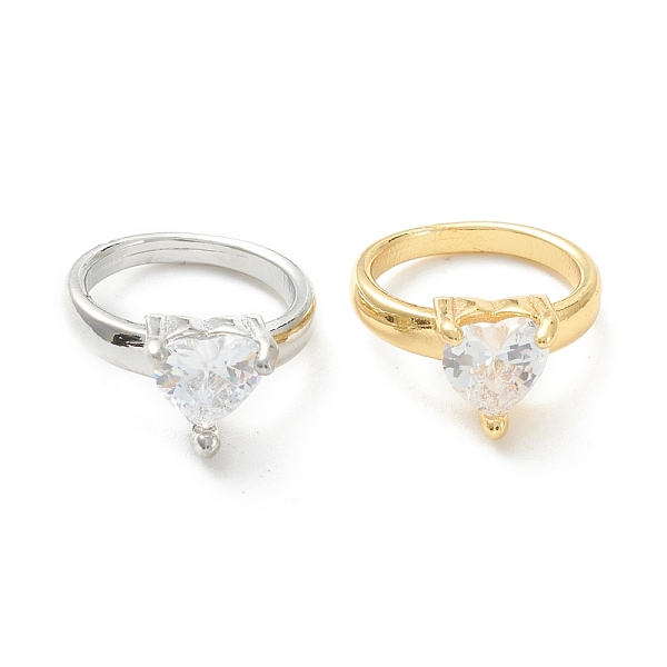 PandaHall Dual-use Items, Brass Micro Pave Clear Cubic Zirconia Finger Rings or Charms, Heart, Mixed Color, 15x12x6mm, Inner Diameter: 9.5mm...
PandaHall Dual-use Items, Brass Micro Pave Clear Cubic Zirconia Finger Rings or Charms, Heart, Mixed Color, 15x12x6mm, Inner Diameter: 9.5mm...