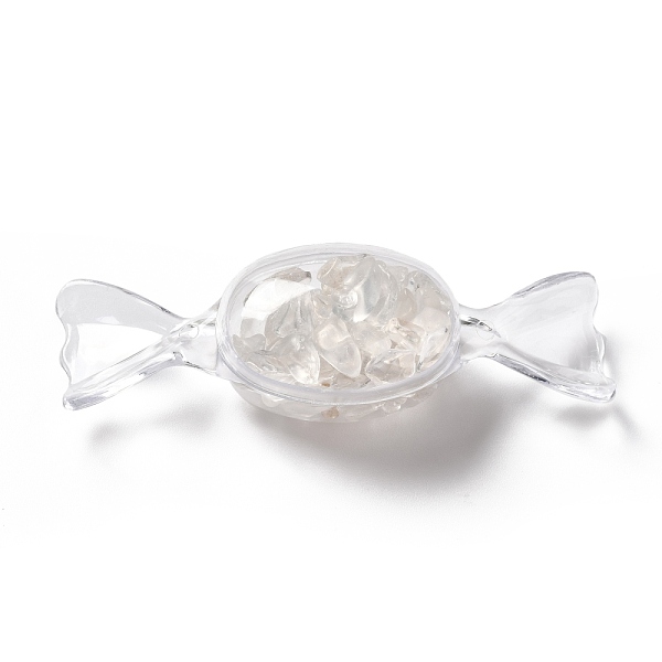 PandaHall Natural Quartz Crystal Chip Decorates, with Transparent Plastic Storage Box, Candy, 25x82.5x23mm Quartz Crystal Candy
PandaHall Natural Quartz Crystal Chip Decorates, with Transparent Plastic Storage Box, Candy, 25x82.5x23mm Quartz Crystal Candy