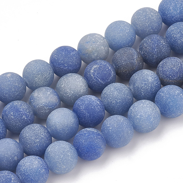 PandaHall Natural Blue Aventurine Beads Strands, Frosted, Grade A, Round, 8mm, Hole: 1mm, about 47pcs/strand, 15.5 inch Blue Aventurine...
PandaHall Natural Blue Aventurine Beads Strands, Frosted, Grade A, Round, 8mm, Hole: 1mm, about 47pcs/strand, 15.5 inch Blue Aventurine...