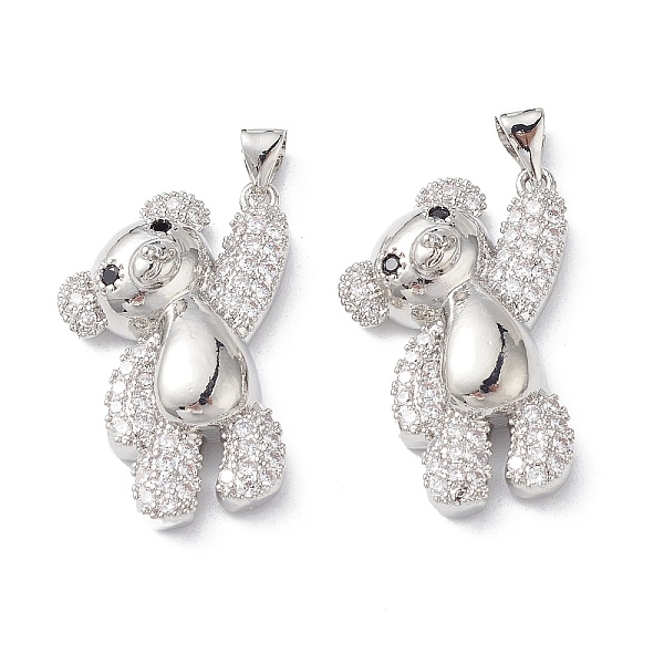 PandaHall Brass Micro Pave Cubic Zirconia Pendants, Real Platinum Plated, Bear Charms, Clear, 26.5x18x7mm, Hole: 5x3mm Brass+Cubic Zirconia...
PandaHall Brass Micro Pave Cubic Zirconia Pendants, Real Platinum Plated, Bear Charms, Clear, 26.5x18x7mm, Hole: 5x3mm Brass+Cubic Zirconia...