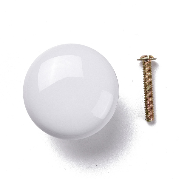 PandaHall Round-shaped Porcelain Cabinet Door Knobs, Kitchen Drawer Pulls Cabinet Handles, with Iron Screws, White, 28x38mm Porcelain White
PandaHall Round-shaped Porcelain Cabinet Door Knobs, Kitchen Drawer Pulls Cabinet Handles, with Iron Screws, White, 28x38mm Porcelain White