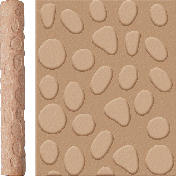 PandaHall CRASPIRE Pottery Printing Rod Pebble Pattern Home Pottery Tool Wood Roller Clay Printing Rod Wooden Embossing Tool Clay Texture...
PandaHall CRASPIRE Pottery Printing Rod Pebble Pattern Home Pottery Tool Wood Roller Clay Printing Rod Wooden Embossing Tool Clay Texture...
