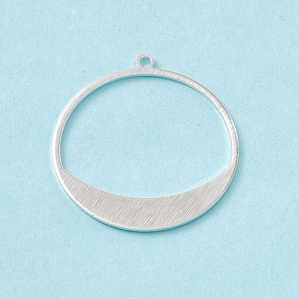 PandaHall Brass Pendants, Cadmium Free & Lead Free, Ring Charm, 925 Sterling Silver Plated, 30.5x28x0.5mm, Hole: 1.6mm Brass Ring
PandaHall Brass Pendants, Cadmium Free & Lead Free, Ring Charm, 925 Sterling Silver Plated, 30.5x28x0.5mm, Hole: 1.6mm Brass Ring