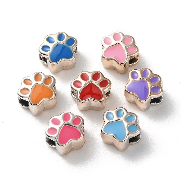 PandaHall Acrylic European Beads, with Enamel, Large Hole Beads, Mixed Color, Paw Print, Golden, 10x11.5x8mm, Hole: 4.2mm Acrylic Paw Print..., Multicolor
PandaHall Acrylic European Beads, with Enamel, Large Hole Beads, Mixed Color, Paw Print, Golden, 10x11.5x8mm, Hole: 4.2mm Acrylic Paw Print..., Multicolor