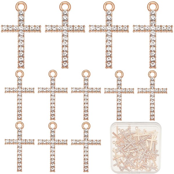 PandaHall SUNNYCLUE 1 Box 50Pcs Rshinestone Cross Charms Cross Metal Charms Rosaries Golden Crystal Shiny Small Cross Charm for Jewelry..., Clear
PandaHall SUNNYCLUE 1 Box 50Pcs Rshinestone Cross Charms Cross Metal Charms Rosaries Golden Crystal Shiny Small Cross Charm for Jewelry..., Clear