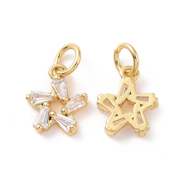 PandaHall Star Brass Micro Pave Clear Cubic Zirconia Charms, with Jump Rings, Cadmium Free & Nickel Free & Lead Free, Real 18K Gold Plated...
PandaHall Star Brass Micro Pave Clear Cubic Zirconia Charms, with Jump Rings, Cadmium Free & Nickel Free & Lead Free, Real 18K Gold Plated...