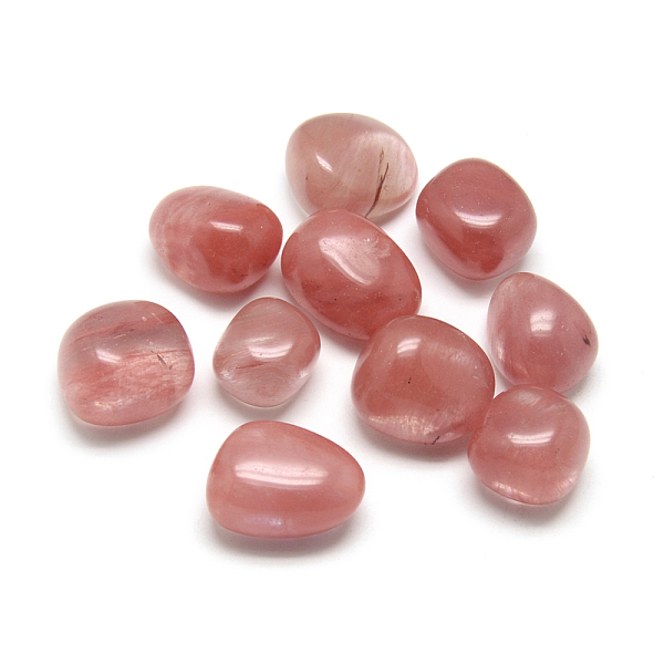 PandaHall Cherry Quartz Beads, Tumbled Stone, No Hole/Undrilled, Nuggets, 20~30x15~22x14~20mm, about 90pcs/1000g Cherry Quartz Glass Nuggets
PandaHall Cherry Quartz Beads, Tumbled Stone, No Hole/Undrilled, Nuggets, 20~30x15~22x14~20mm, about 90pcs/1000g Cherry Quartz Glass Nuggets